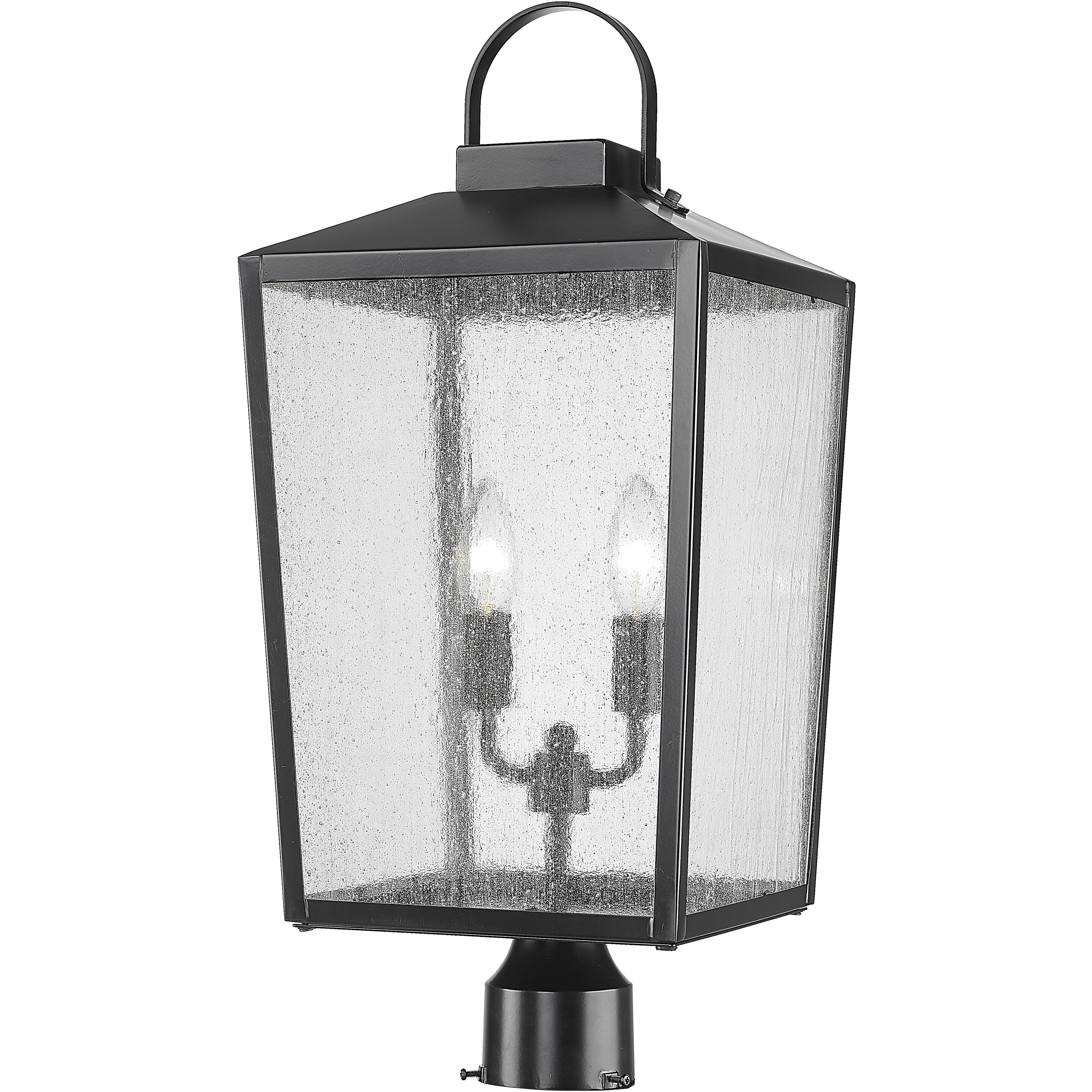 Devens 2 Light 22.75 inch Powder Coated Black Outdoor Post Lantern